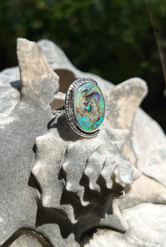 MONARCH OPAL RING