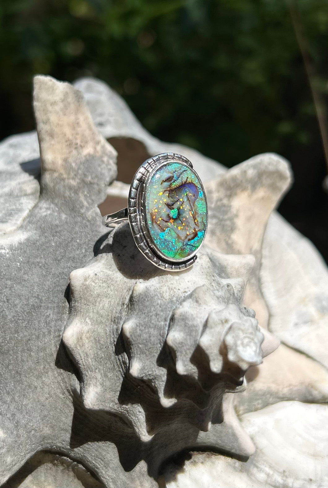 MONARCH OPAL RING