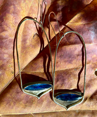 BLUE KYANITE EARRINGS