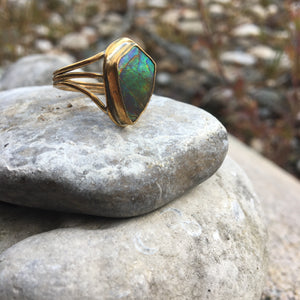 AMMOLITE RING