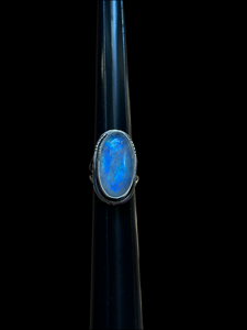 RAINBOW MOONSTONE RING