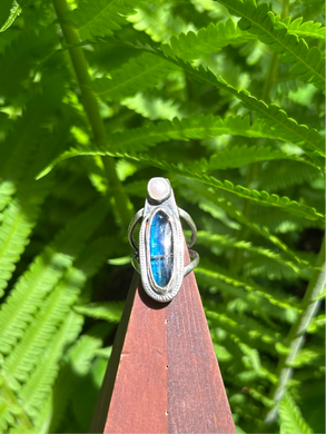 BLUE KYANITE RING
