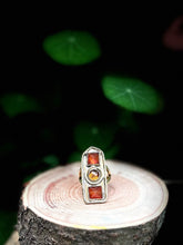 Load image into Gallery viewer, CARNELIAN AMBER RING