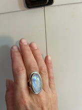 Load image into Gallery viewer, RAINBOW MOONSTONE RING