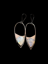 Load image into Gallery viewer, RAINBOW MOONSTONE EARRINGS