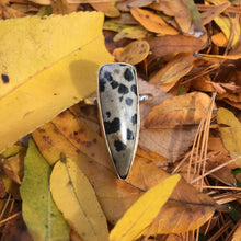 Load image into Gallery viewer, DALMATIAN JASPER RING