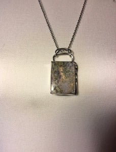 MOSS AGATE PENDANT