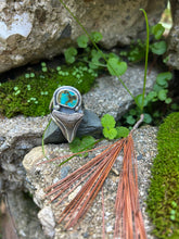 Load image into Gallery viewer, TURQUOISE SHARK RING