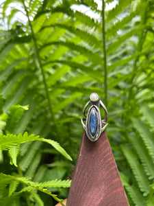 BLUE KYANITE RING