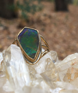 AMMOLITE RING