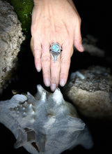Load image into Gallery viewer, TURQUOISE SHARK RING