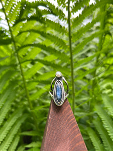 BLUE KYANITE RING