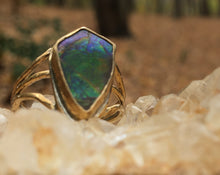 Load image into Gallery viewer, AMMOLITE RING