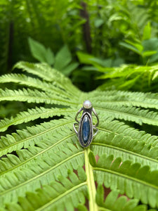BLUE KYANITE RING