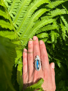 BLUE KYANITE RING