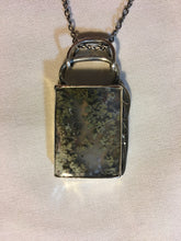 Load image into Gallery viewer, MOSS AGATE PENDANT