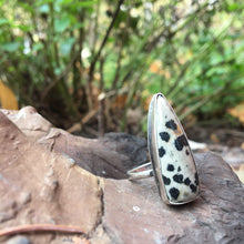 Load image into Gallery viewer, DALMATIAN JASPER RING