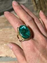 Load image into Gallery viewer, MALACHITE CHRYSOCOLLA RING