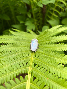 RAINBOW MOONSTONE RING