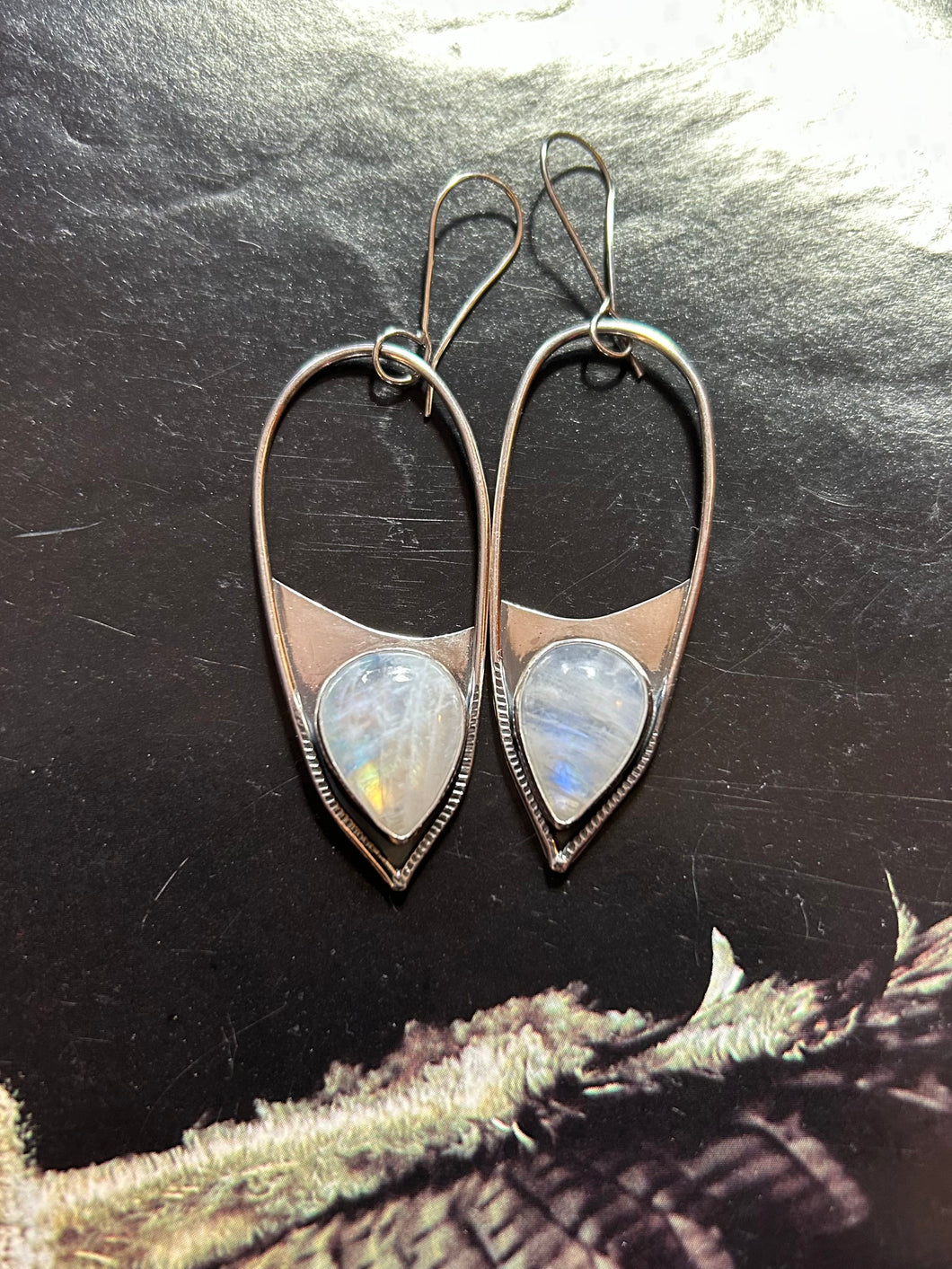 RAINBOW MOONSTONE EARRINGS