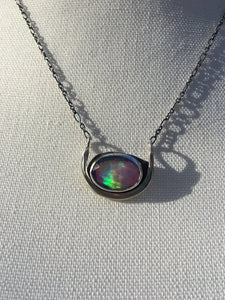 AURORA OPAL & QUARTZ NECKLACE