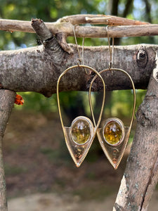 CITRINE EARRINGS