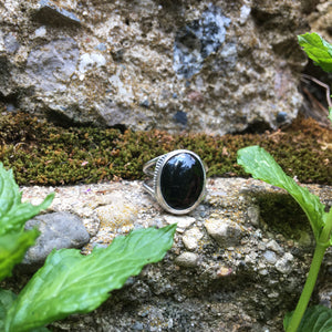 BLACK ONYX RING