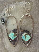 Load image into Gallery viewer, KINGMAN TURQUOISE EARRING PAIR