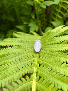 RAINBOW MOONSTONE RING