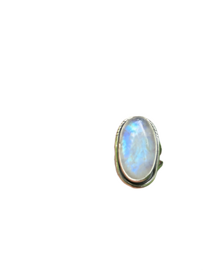 RAINBOW MOONSTONE RING