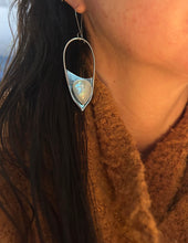 Load image into Gallery viewer, RAINBOW MOONSTONE EARRING PAIR