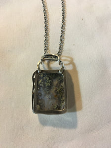 MOSS AGATE PENDANT