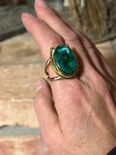 Load image into Gallery viewer, MALACHITE CHRYSOCOLLA RING