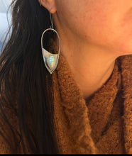 Load image into Gallery viewer, RAINBOW MOONSTONE EARRING PAIR