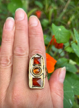 Load image into Gallery viewer, CARNELIAN AMBER RING